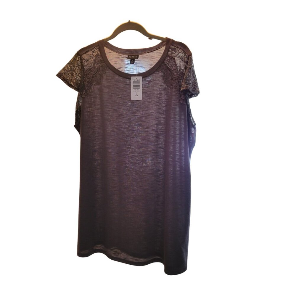 Torrid Gray 14/16 Feminine T-Shirt
